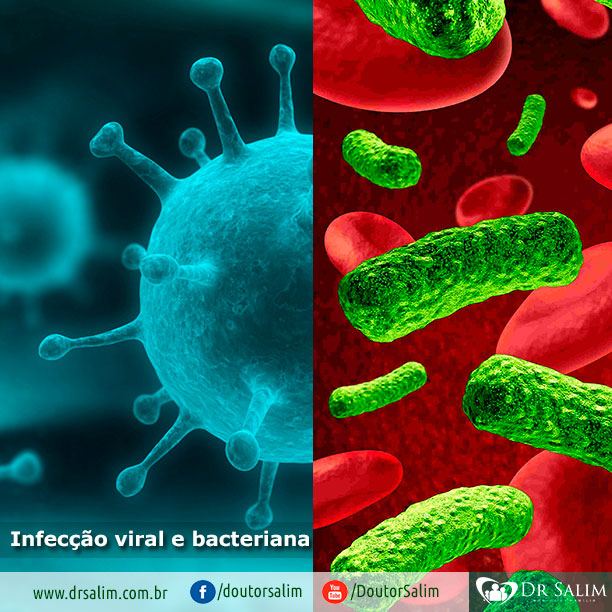 Infecção viral e infecção bacteriana